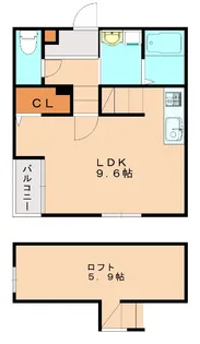 ポラリス新宮中央駅前【1階】の間取り