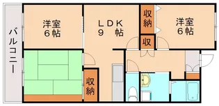 福岡県宗像市日の里2丁目【マンション】の間取り