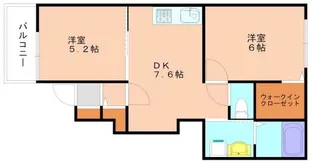 福岡県宗像市宮田2丁目【アパート】の間取り