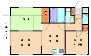 福岡県宗像市田久5丁目【アパート】の間取り