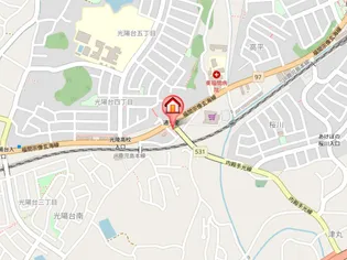 ケイ美容室ビル【1号室】の地図