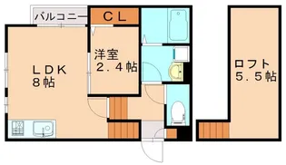 Camelot福津【1階】の間取り