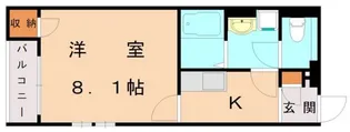 クレイノ東田【101号室】の間取り
