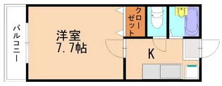 福岡県宗像市宮田2丁目【アパート】の間取り