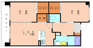 ホクリマンションI【603号室】の間取り