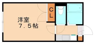 レオパレス一也【104号室】の間取り