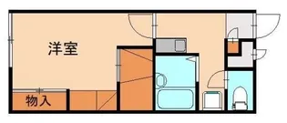 レオパレス赤間宮前【207号室】の間取り