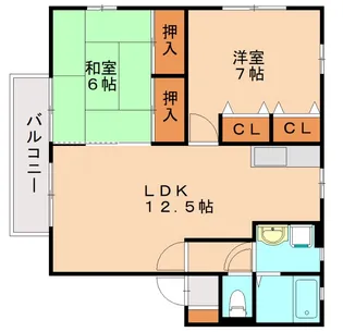 オラクルハウスA【2階】の間取り