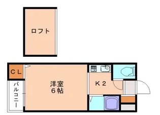 レクエルドⅡ【105号室】の間取り