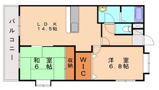 ロジュマンN・K【3階】の間取り