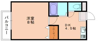 サンガーデン福間A【2階】の間取り