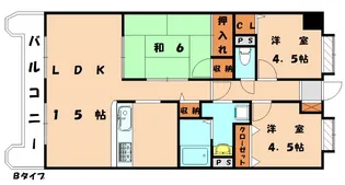 ホワイトリバー駅前【602号室】の間取り