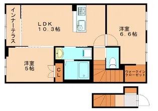 SunElin・Lupinus【2階】の間取り