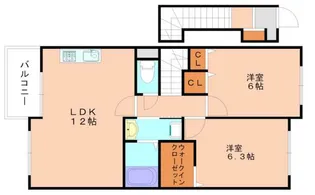 ミラコロ・ステラ【2階】の間取り
