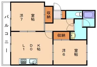 福岡県宗像市田久2丁目【マンション】の間取り