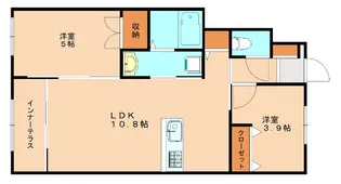 福岡県宗像市平井1丁目【アパート】の間取り