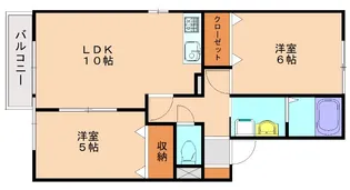 セジュール南風【2階】の間取り