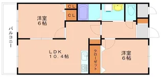 アルビレオB【2階】の間取り