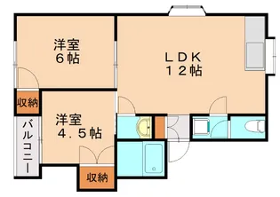 グリーンハイツ【2階】の間取り