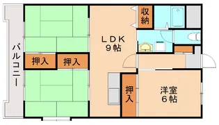 ドムール花見【6階】の間取り