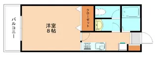福岡県宗像市赤間5丁目【マンション】の間取り
