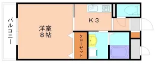 福岡県宗像市赤間文教町【マンション】の間取り