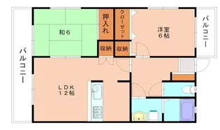 福岡県宗像市日の里7丁目【マンション】の間取り