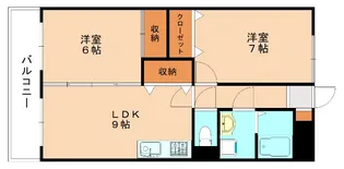 福岡県宗像市東郷6丁目【マンション】の間取り