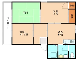 福岡県宗像市田久3丁目【アパート】の間取り