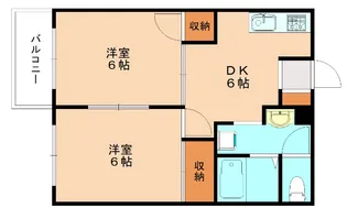サクセスハイツ【202号室】の間取り