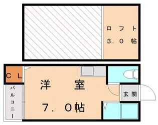 福岡県宗像市田久5丁目【アパート】の間取り