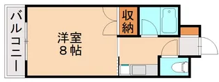福岡県宗像市赤間5丁目【マンション】の間取り