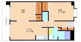 福岡県宗像市自由ヶ丘2丁目【マンション】の間取り
