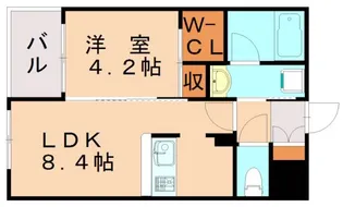 福岡県宗像市宮田1丁目【マンション】の間取り