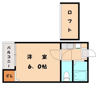 コスモハイツI【103号室】の間取り
