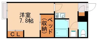 レオパレス福間駅東【105号室】の間取り