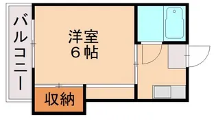 コーポコスモ【304号室】の間取り