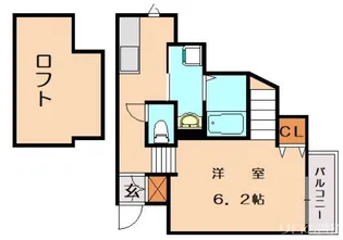 アルヴィータ日吉【105号室】の間取り