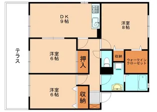 フォレストハイムA【106号室】の間取り