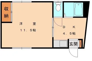 第3光コーポ【201号室】の間取り