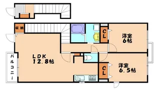 サンセットヒルズ【2階】の間取り
