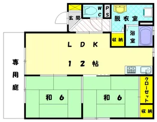 コーポサンライズA【101号室】の間取り