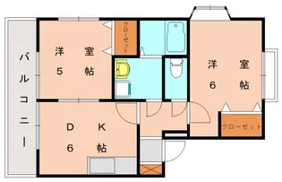 ルートピア古賀G【101号室】の間取り