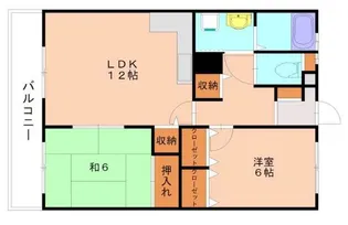 VIVANT宗像【402号室】の間取り