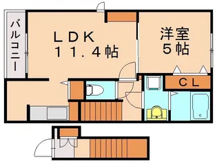 レストス【2階】の間取り