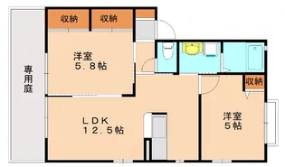 グリーンハイツ・ヒロ【101号室】の間取り
