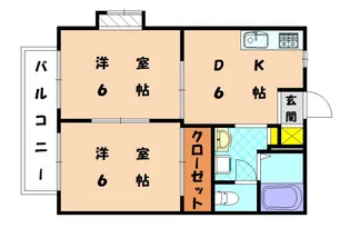 リ・ゼール彩 Ⅰ【202号室】の間取り