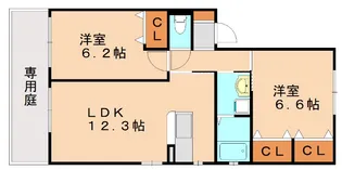 メゾンそれいゆA棟【101号室】の間取り