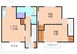 ハイルーラルV A【2号室】の間取り