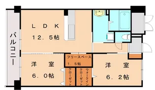 シルヴィオ福津【203号室】の間取り